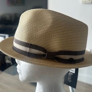 Classic Tan Fedora Hat